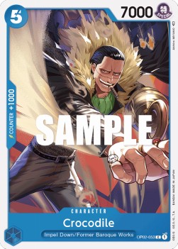 Crocodile (OP02-053) (Paramount War)