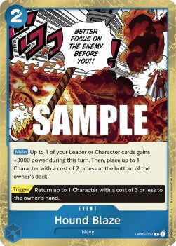 Hound Blaze (OP05-057) (Awakening of the New Era)