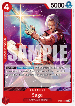 Saga (OP06-006) (Wings of the Captain)