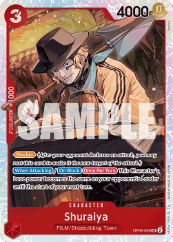 Shuraiya (OP06-009) (V.1) (Wings of the Captain)