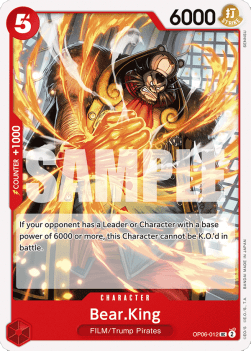 Bear.King (OP06-012) (Wings of the Captain)