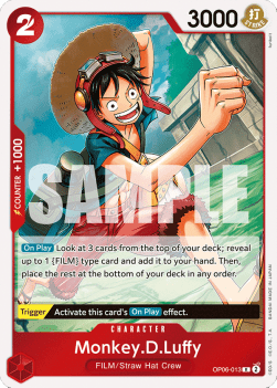 Monkey.D.Luffy (OP06-013) (V.1) (Wings of the Captain)
