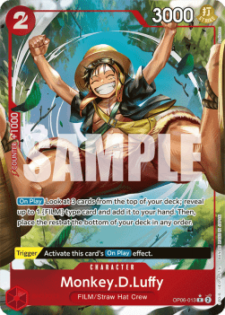 Monkey.D.Luffy (OP06-013) (V.2) (Wings of the Captain)