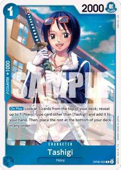 Tashigi (OP06-050) (V.1) (Wings of the Captain)