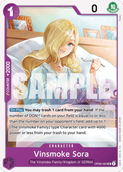 Vinsmoke Sora (OP06-063) (Wings of the Captain)