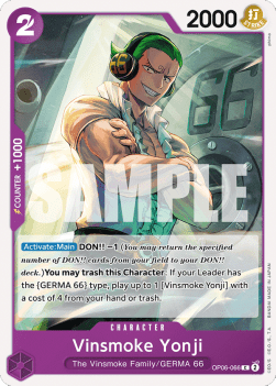 Vinsmoke Yonji (OP06-066) (Wings of the Captain)