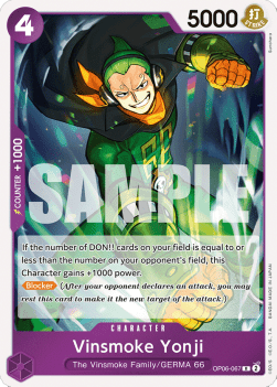 Vinsmoke Yonji (OP06-067) (Wings of the Captain)