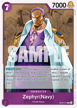 Zephyr (Navy) (OP06-074) (Wings of the Captain)