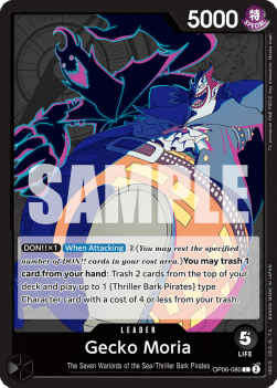 Gecko Moria (OP06-080) (V.1) (Wings of the Captain)