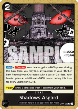 Shadows Asgard (OP06-095) (Wings of the Captain)
