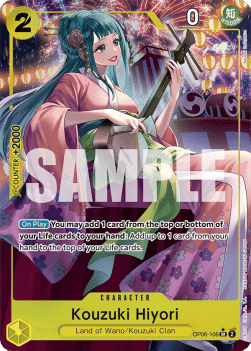 Kouzuki Hiyori (OP06-106) (V.2) (Wings of the Captain)
