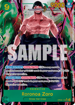 Roronoa Zoro (OP06-118) (V.2) (Wings of the Captain)