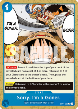 Sorry. I'm a Goner. (EB01-029) (Memorial Collection)