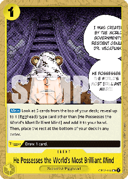 He Possesses the World's Most Brilliant Mind (OP07-114) (500 Years into the Future)