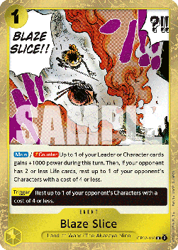 Blaze Slice (OP07-116) (500 Years into the Future)