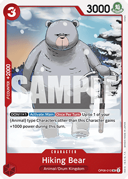 Hiking Bear (OP08-010) (Two Legends)