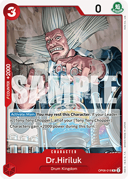 Dr.Hiriluk (OP08-016) (Two Legends)