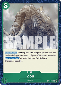 Zou (OP08-039) (Two Legends)