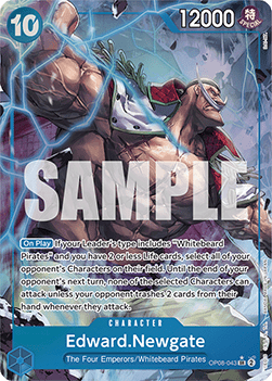 Edward.Newgate (OP08-043) (V.2) (Two Legends)