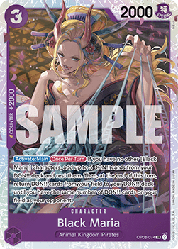 Black Maria (OP08-074) (V.1) (Two Legends)