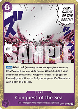 Conquest of the Sea (OP08-077) (Two Legends)