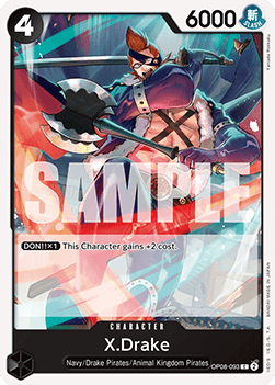 X.Drake (OP08-093) (Two Legends)