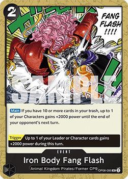 Iron Body Fang Flash (OP08-095) (Two Legends)