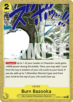 Burn Bazooka (OP08-116) (Two Legends)