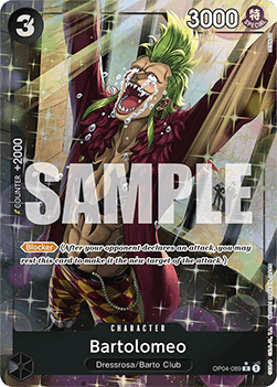 Bartolomeo (OP04-089) (V.4) (The Best)