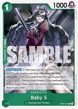 Baby 5 (OP05-034) (V.1) (The Best)