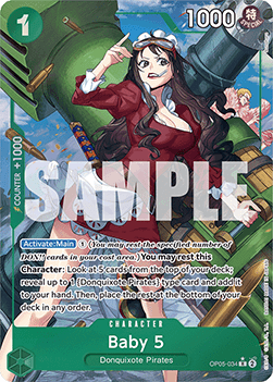 Baby 5 (OP05-034) (V.4) (The Best)