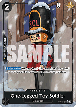 One-Legged Toy Soldier (OP05-081) (V.3) (The Best)