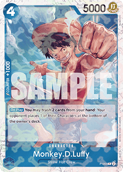 Monkey.D.Luffy (P-055) (V.2) (The Best)