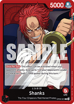 Shanks (OP09-001) (V.1) (Emperors in the New World)