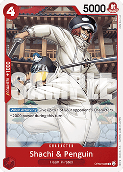 Shachi & Penguin (OP09-003) (Emperors in the New World)
