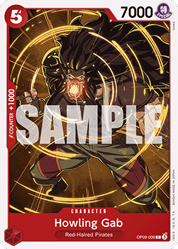 Howling Gab (OP09-006) (Emperors in the New World)