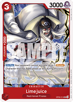 Limejuice (OP09-014) (Emperors in the New World)