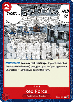 Red Force (OP09-021) (Emperors in the New World)