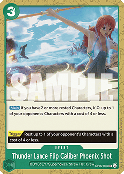 Thunder Lance Flip Caliber Phoenix Shot (OP09-040) (Emperors in the New World)