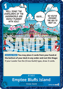 Emptee Bluffs Island (OP09-060) (Emperors in the New World)