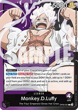 Monkey.D.Luffy (OP09-061) (V.1) (Emperors in the New World)