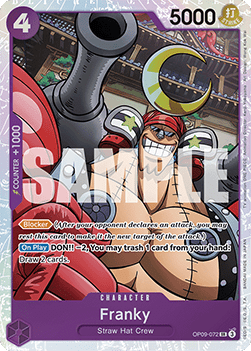 Franky (OP09-072) (V.1) (Emperors in the New World)