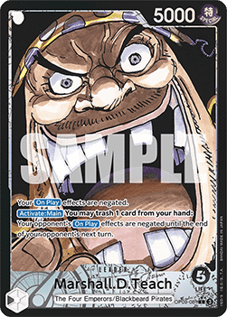 Marshall.D.Teach (OP09-081) (V.2) (Emperors in the New World)
