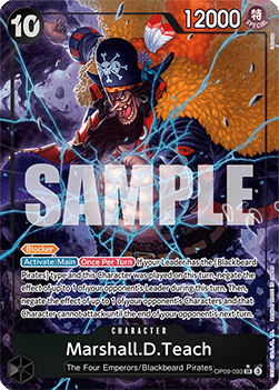 Marshall.D.Teach (OP09-093) (V.2) (Emperors in the New World)