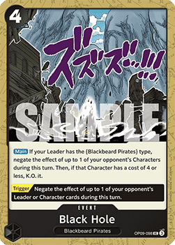 Black Hole (OP09-098) (Emperors in the New World)