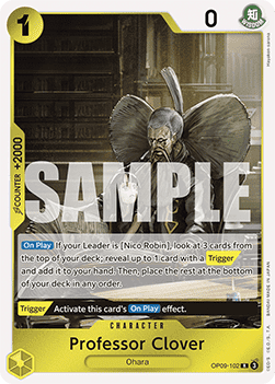 Professor Clover (OP09-102) (Emperors in the New World)