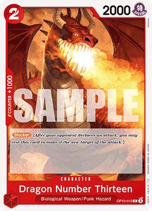 Dragon Number Thirteen (OP10-012) (Royal Blood)