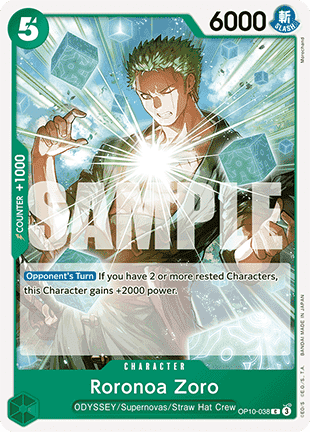 Roronoa Zoro (OP10-038) (Royal Blood)