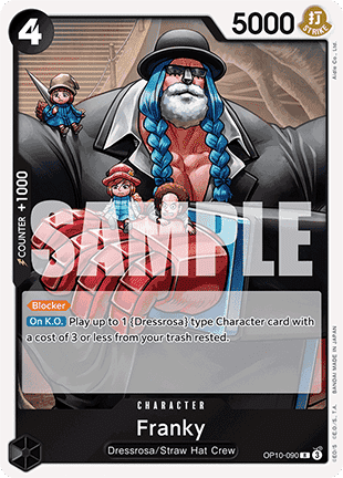 Franky (OP10-090) (V.1) (Royal Blood)