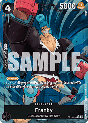 Franky (OP10-090) (V.2) (Royal Blood)